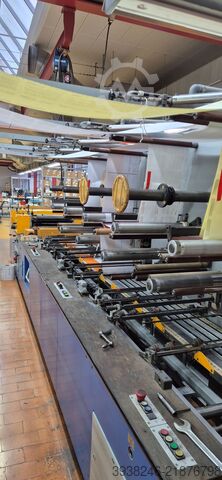 Jumbo-Rollencollator Leuze & Co. Maschinenfabrik Bielomatik 668 Rollencollator