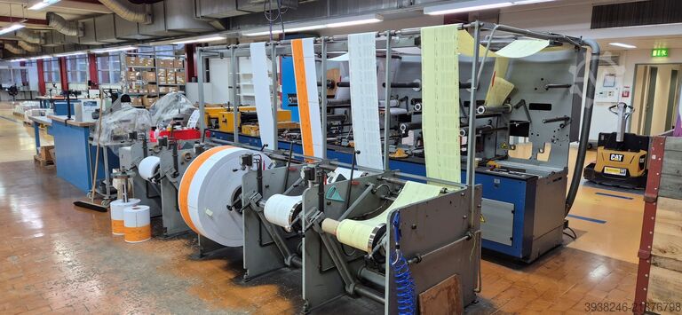 Jumbo-Rollencollator Leuze & Co. Maschinenfabrik Bielomatik 668 Rollencollator