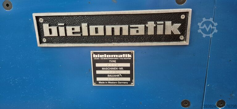 Jumbo-Rollencollator Leuze & Co. Maschinenfabrik Bielomatik 668 Rollencollator