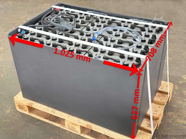 Trakční baterie 80V 4PZS 500Ah - DIN A Linde E16/20/25/30 - P200/250 W20/30 Toyota 7FBMF 16/18 - Atlet EH25 - Clark STE