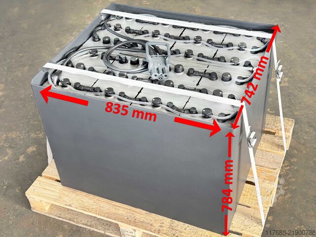Vysokozdvižná baterie 48V 6PZS 930Ah - DIN A Linde E18 E20 V - Toyota/BT RR Akku - Garantie