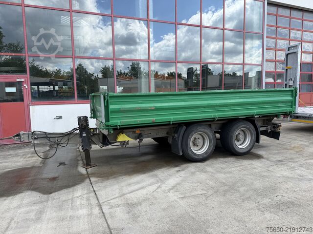 Driezijdige kipperaanhanger Müller Mitteltal ka-ta-r 14,4  14,4 t Tandemkipper- Tieflader, Breitbereift