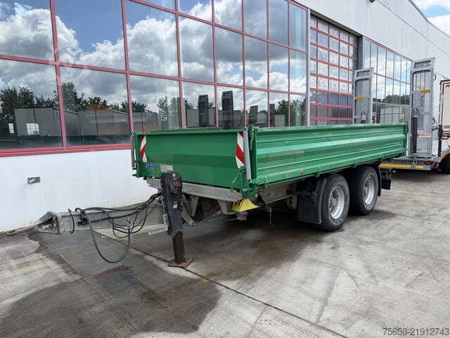 Driezijdige kipperaanhanger Müller Mitteltal ka-ta-r 14,4  14,4 t Tandemkipper- Tieflader, Breitbereift