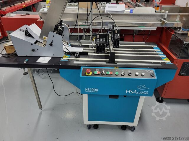 Drukmachine HSA systems HS1000 mailtisch mit inkjet