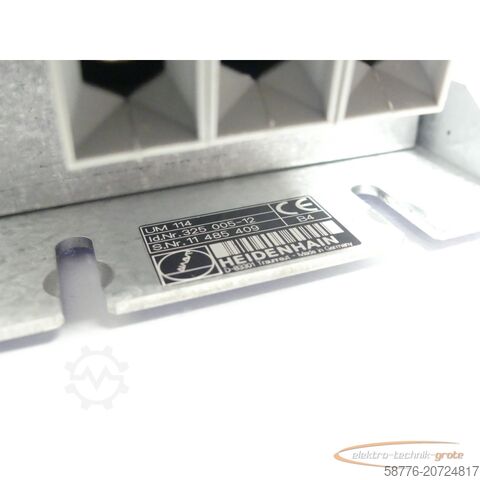 Component Heidenhain UM 114 ID 325 005-12 SN:11485409 generalüberholt mit 3 Mon. Gewährl.