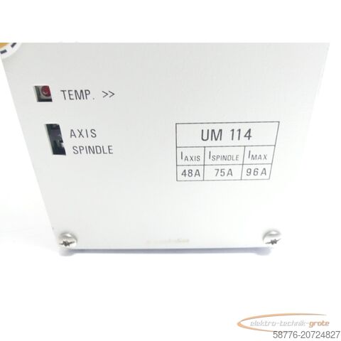 Component Heidenhain UM 114 ID 325 005-12 SN11501009 generalüberholt mit 3 Mon. Gewährl.