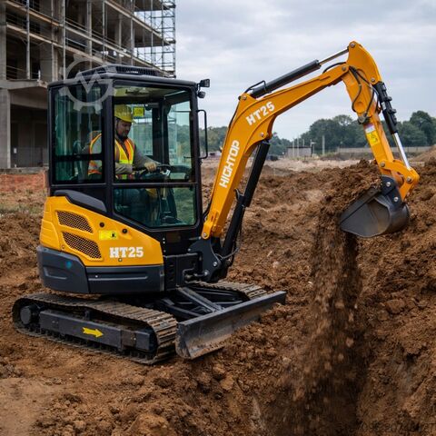 Professional mini excavator, 2.5 t class Tec-Point GmbH - Motor Kubota D1105 HT25P mit Stahlketten - Heizung + Klima