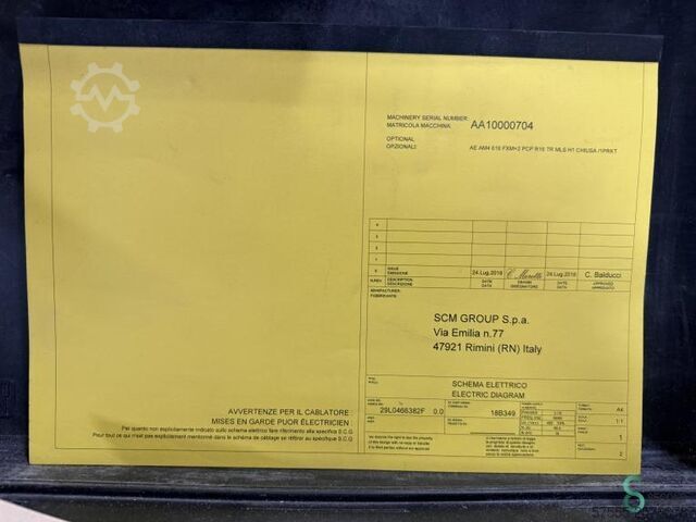 CNC Bewerkingscentra  SCM Tech Z5 2014 Boorunit 5 Asser SCM Tech Z5