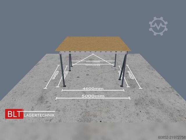 Skladovací plošina 21,25 m² Lagerbühne , OK 300 cm 500 kg/m², sofort ab Lager