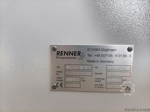 Screw compressor Renner SL-I 3,7