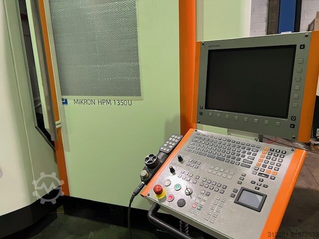 5-axis vertical machining centre MIKRON HPM 1350U TRIPALET