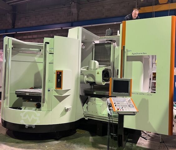 Centro de mecanizado vertical a 5 ejes MIKRON HPM 1350U TRIPALET