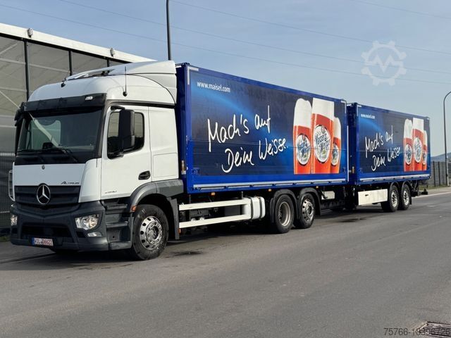 Camión de bebidas MERCEDES-BENZ ACTROS 2540 L/ 2 x LBW / LENKACHSE / KOMPLETTZUG
