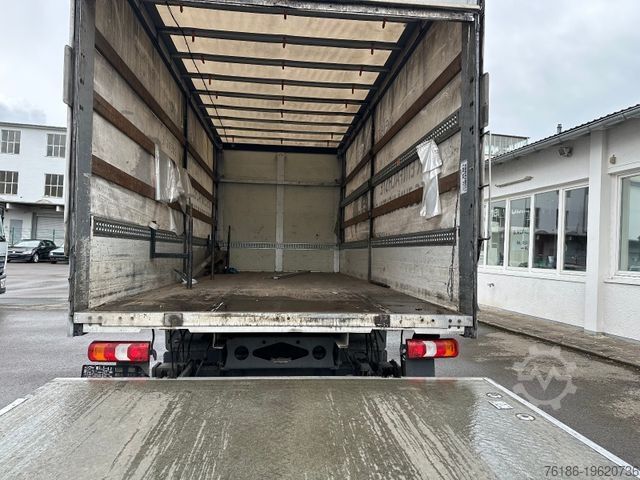 Gardinsided kassevogn MERCEDES-BENZ Atego 816 L Pritsche-Plane LBW EURO 6