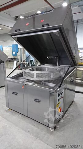 Lavadora de piezas con cesta giratoria INTERSONIK SJET