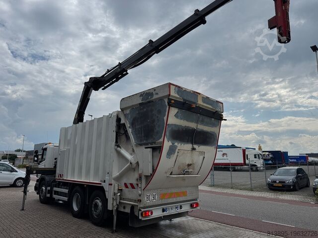 Vozidlo pro svoz odpadu Scania P360 6x2, HIAB 188 E-3, SEMAT Evolupac