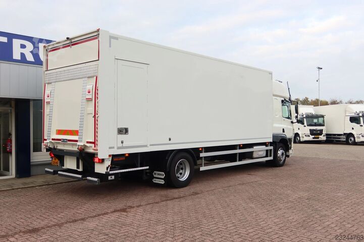 DAF CF 320 FA με αμάξωμα bak, υδραυλική πίσω πόρτα ανύψωσης Dhollandia 2.000 kg και κυλινδρικά στοπ DAF CF 320 FA Bak + Dhollandia 2000kg klep + rolstops