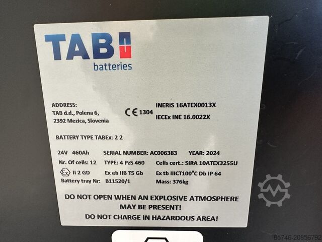 D 1216 ASM - Atex EX 2G / Zona 1 !! BATTERIA NUOVA !! SICHELSCHMIDT D 1216 ASM - Atex EX 2G / Zone 1  !! NEW battery !!