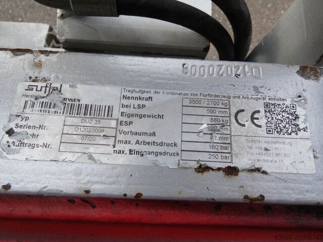 Štipaljka za viljušku Durwen DUZ35