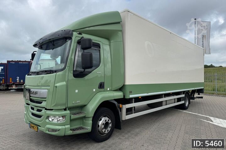 Koffer DAF LF 210 Day Cab, Euro 6, / Taillift