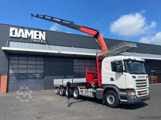 Vrachtwagen met kraan Scania G 490 CB 8x4 Euro 6 Palfinger PK 26002-EH E