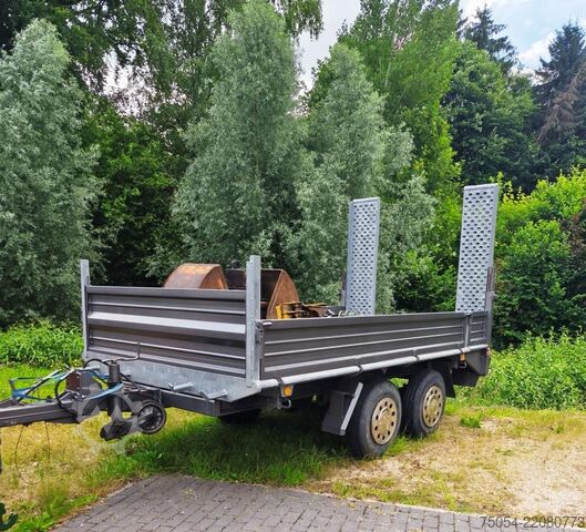 Aanhangwagen voor zwaar materieel Barthau Anhänger LHS 5000 mit Auffahrrampen