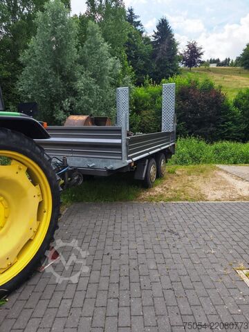 Aanhangwagen voor zwaar materieel Barthau Anhänger LHS 5000 mit Auffahrrampen