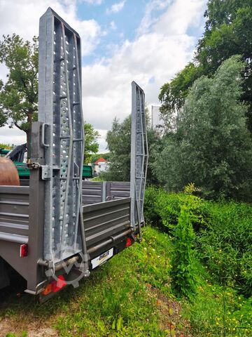 Aanhangwagen voor zwaar materieel Barthau Anhänger LHS 5000 mit Auffahrrampen