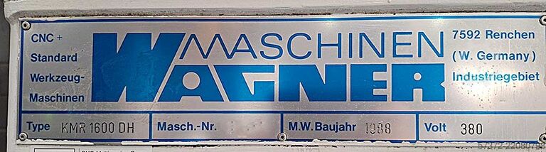 Radiale boormachine Wagner KMR 1600 DH