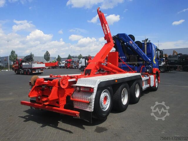 Sistema a braccio con gancio Volvo FM 13 FM 13.420 8x4 ( Tridem ) Euro 6 HMF 1820-...