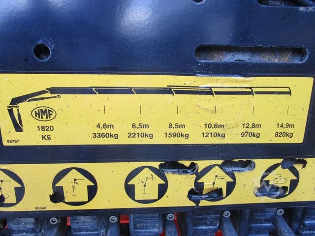 Sistema a braccio con gancio Volvo FM 13 FM 13.420 8x4 ( Tridem ) Euro 6 HMF 1820-...