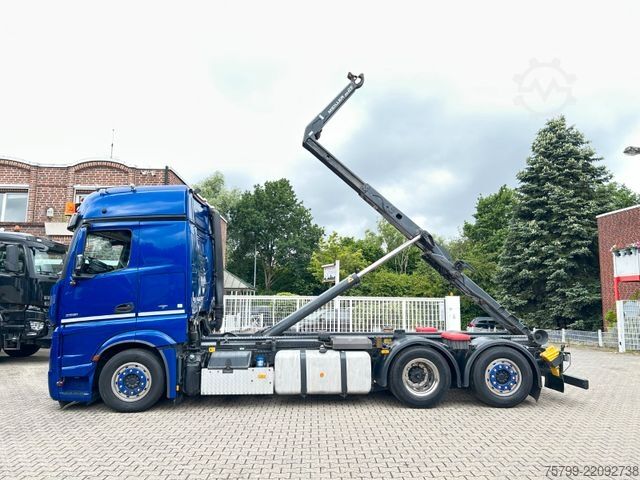 Kampós konténerszállító teherautó MERCEDES-BENZ 2551 Actros MEILLER Abroller 6x2