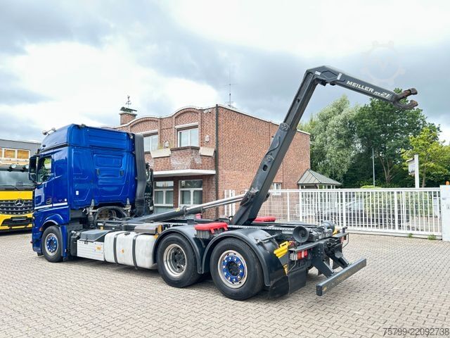 Kampós konténerszállító teherautó MERCEDES-BENZ 2551 Actros MEILLER Abroller 6x2