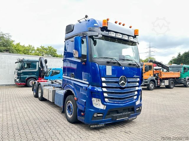 Kampós konténerszállító teherautó MERCEDES-BENZ 2551 Actros MEILLER Abroller 6x2