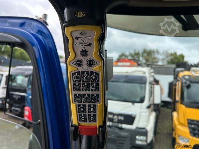 Kampós konténerszállító teherautó MERCEDES-BENZ 2551 Actros MEILLER Abroller 6x2