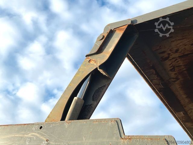 Billenős félpótkocsi MEILLER 20m³Kurz Kippauflieger / HYDRAULISCHE KLAPPE/