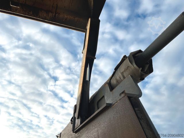 Billenős félpótkocsi MEILLER 20m³Kurz Kippauflieger / HYDRAULISCHE KLAPPE/