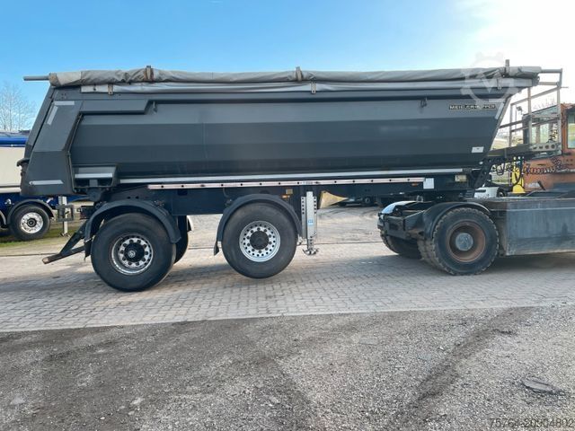 Billenős félpótkocsi MEILLER 20m³Kurz Kippauflieger / HYDRAULISCHE KLAPPE/