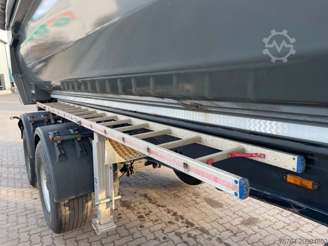 Billenős félpótkocsi MEILLER 20m³Kurz Kippauflieger / HYDRAULISCHE KLAPPE/