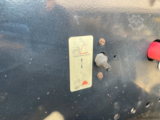 Billenős félpótkocsi MEILLER 20m³Kurz Kippauflieger / HYDRAULISCHE KLAPPE/