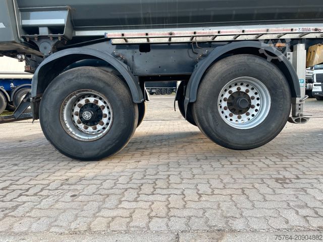 Billenős félpótkocsi MEILLER 20m³Kurz Kippauflieger / HYDRAULISCHE KLAPPE/