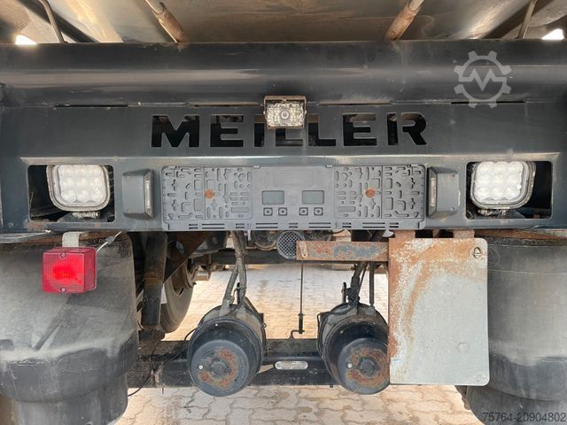 Billenős félpótkocsi MEILLER 20m³Kurz Kippauflieger / HYDRAULISCHE KLAPPE/