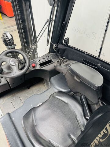 Elektrische vorkheftruck met 4 wielen Linde E 16 P-02 EVO Triplex Kabine STVO
