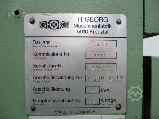 Rollenaanvoer- en rechtzetmachine ALBA GEORG Vorschub Richtmaschine (2191)