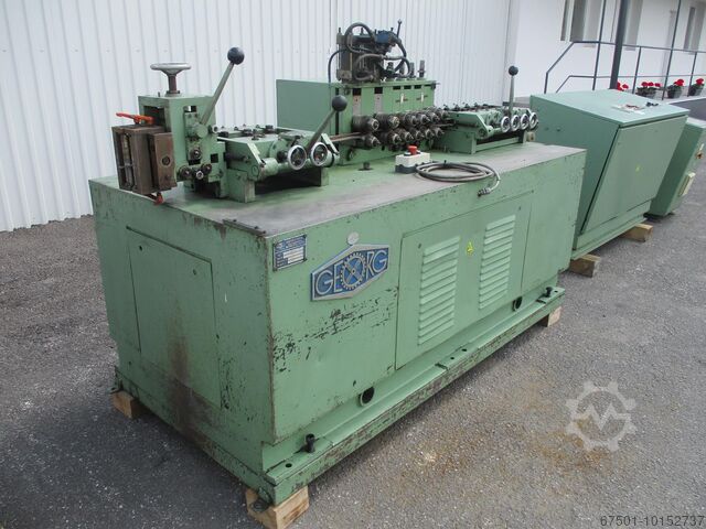 Rollenaanvoer- en rechtzetmachine ALBA GEORG Vorschub Richtmaschine (2191)