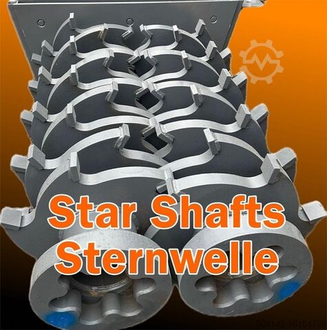 Twin-shaft shredder ARJES Impaktor 250 EVO 2 + 1 set paddle shafts