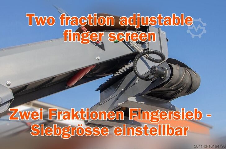 Twin-shaft shredder ARJES Impaktor 250 EVO 2 + 1 set paddle shafts