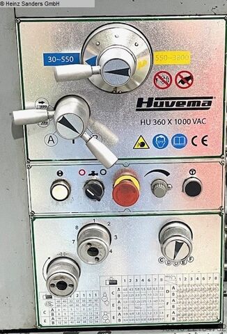 Tokarka-konwencjonalna-elektroniczna HUVEMA HU 360 x 1000 VAC