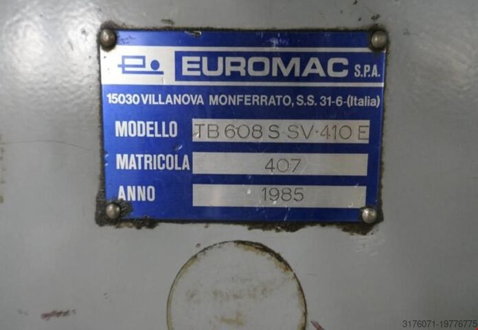 Rollenschneidemaschine Euromac TB 608