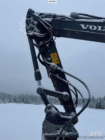 Pelle sur roues Volvo EW160D wheeled excavator with elevating cab and so